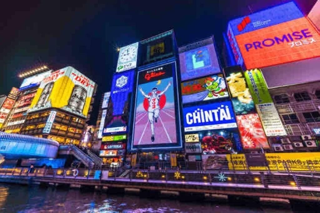 Apartamento ー 8Greige ー 2Min Dotonbori Namba Kuromon Osaka Usj Wifi Unlimited Exterior foto